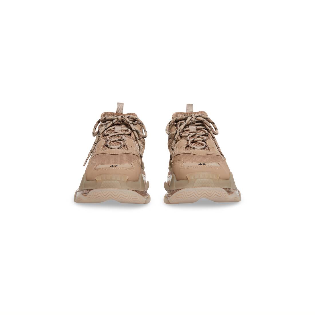 Men’s Triple S Clear Sole Sneaker in Brown - Image 3